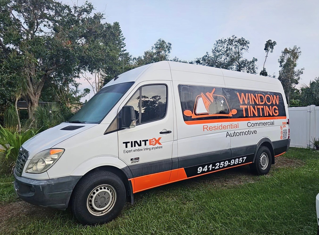 TINTEX mobile window tinting van